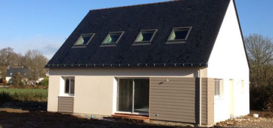 Construction d’une maison ossature bois sur Landévant