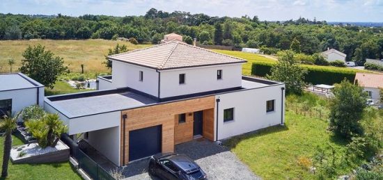 Construction maison contemporaine à étage à Divatte sur Loire (44450)