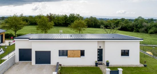 Construction d’une maison contemporaine à Manhac