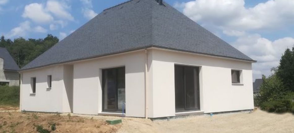 Construction d’une maison ossature bois à Nostang 