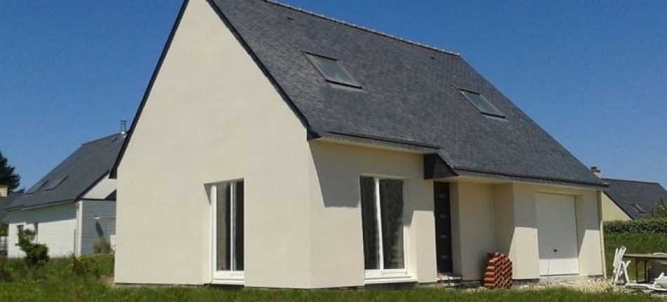 Construction d’une maison Ossature bois en comble aménageable sur Ste Hélène 
