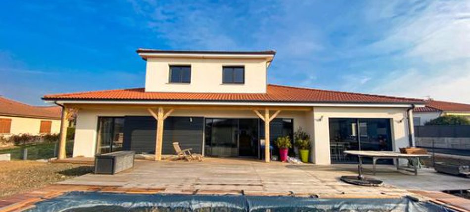 Construction d’une maison à étage Natilia de 160m² habitable sur la commune de Cournon d’Auvergne 