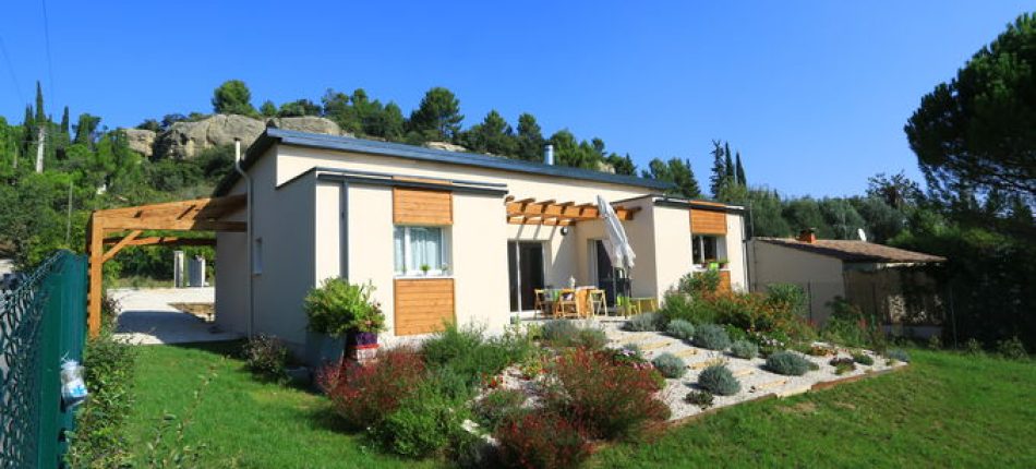 Construction Maison contemporaine sur la commune de Pujaut 