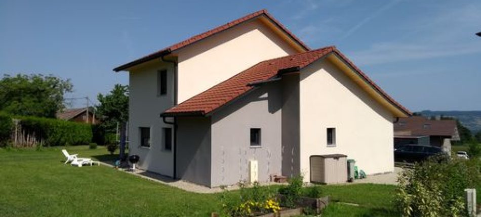 Construction d’une maison environnementale à Bons-en-Chablais 