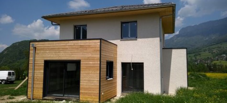 Construction d’une maison ossature bois à Alex 
