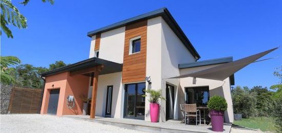 Construction d’une maison contemporaine avec étage sur la commune d’Entraigues