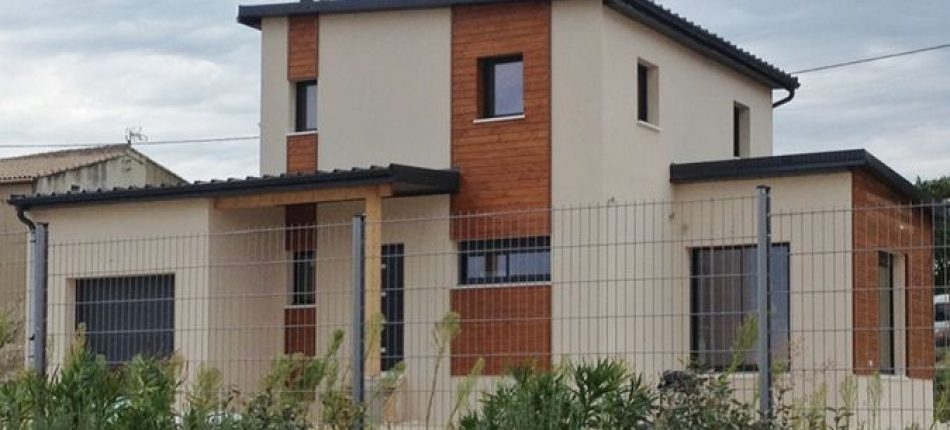 Construction d’une maison à étage sur la commune de Vacqueyras 