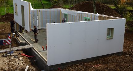 La Construction d’une Maison Ossature Bois Natilia en Hors d’Eau Hors d’Air