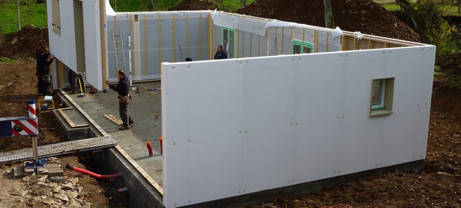 La Construction d’une Maison Ossature Bois Natilia en Hors d’Eau Hors d’Air 