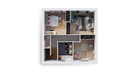 NATIMOVE - TUILES ROUGES PLATES - 118 - 3 chambres  - Natilia