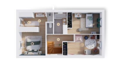 NATICUBE - Contemporain - 109 - 3 chambres  - Natilia