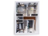 NATILIVE - TUILES ROUGES PLATES - 70 - 2 chambres  Natilia
