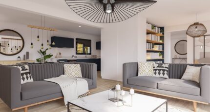 NATIVIE 4 pans - 102 - Ardoise - 3 Chambres  - Natilia