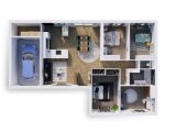 NATILYS - TUILES PLATES ROUGES - 102 - 4 chambres  Natilia